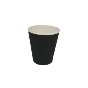 12oz Ripple Wrap Cup (A) (Black)