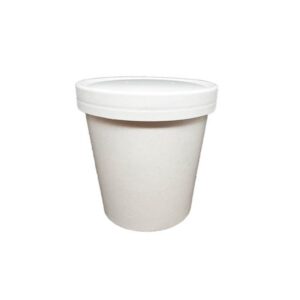 12oz White Soup Tub