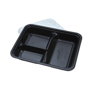 3 Com.Bento Box(Black)(BT-1)