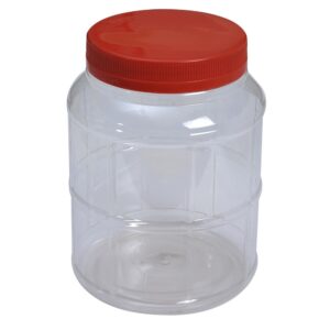 4054 Pet Jar with Red Cap