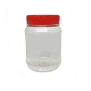 4018 Pet Jar with Red Cap