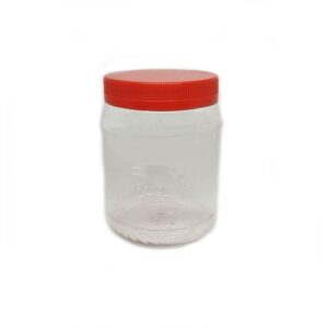4020 Pet Jar with Red Cap